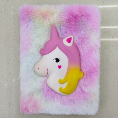 Hot Sale Decompression Book Vent Notebook Slow Rebound Journal Book Notepad Creative Unicorn Cute Cross-Border Foreign Trade