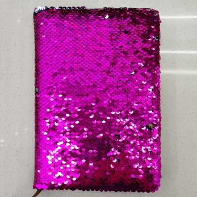 Hot Sale Sequin Book Scale Notebook Notepad Creative Simple and Cute Girl Heart Foreign Trade Factory Direct Sales