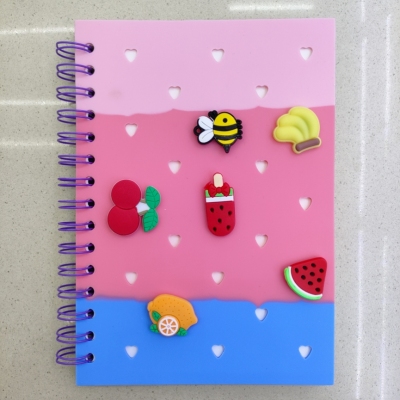 Hot-Selling Decompression Notebook Coil Notebook Student Silicone Hand Account Notepad A5 Cartoon Foreign Trade Cross-Border Factory Direct Sales