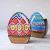 Easter Creative Egg Handbag White Cardboard Rope Cute Gift Bag Positive and Negative Double-Sided