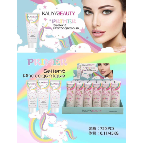 Cute Unicorn Make-up Primer Skin Primers Isolated Invisible Pores Not Cakey Not Stuck Pink