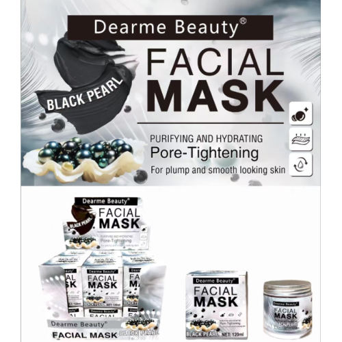 black pearl essence mask soothing moisturizing hydrating deep cleansing blackhead removing shrink pores cleansing mask mud mask