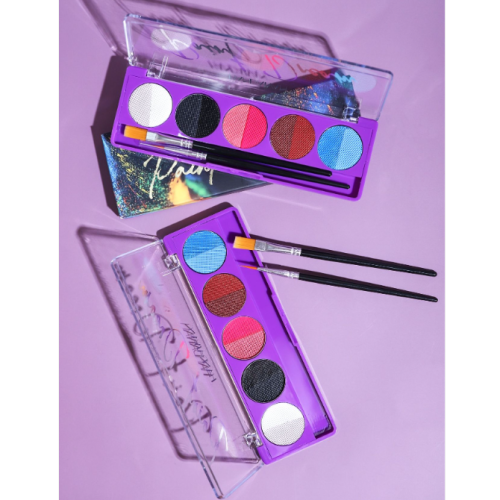Cross-Border New Arrival Makeup Palette Fluorescent UV Water Soluble Body Painting Plate Festival Stage Makeup