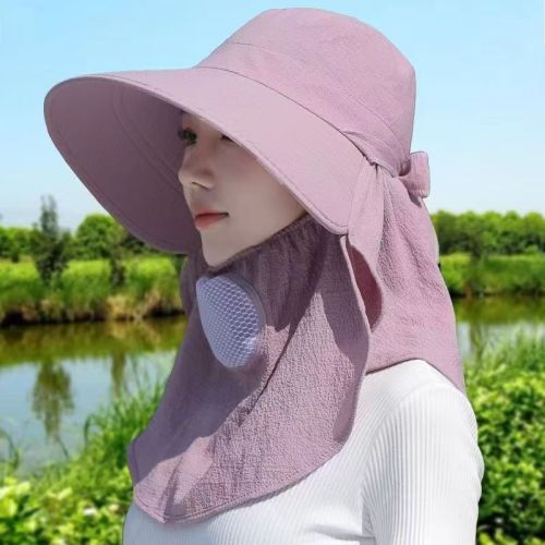 sun-proof female sun protection hat sun hat uv-proof middle-aged and elderly sun protection hat hat dry farm work tea picking hat