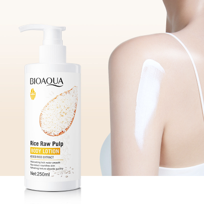 Cross-Border Bioaoua Rice Puree Body Milk Ceramide Body Moisturizing and Brightening Skin Tone Fragrant Body Authentic Milk