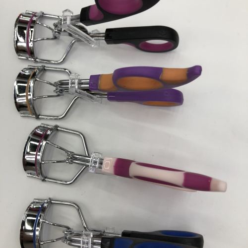 stainless steel two-color handle curling eyelash curler beauty beauty tools