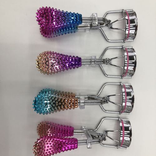 Stainless Steel Gradient round Drill Handle Curling Eyelash Curler Beauty Beauty Tools