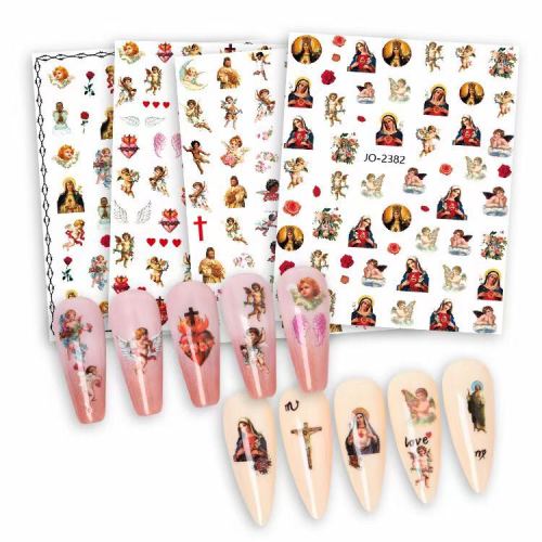 cupid angel god of love religious elements nail stickers