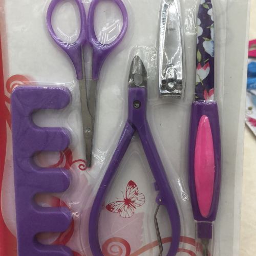 five-piece nail clippers nail file set