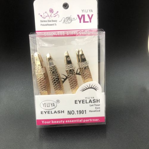 eliya beauty tools golden fishtail eyebrow clip hair pulling clip eyebrow clip