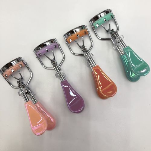factory direct supply new eyelash curler portable curling natural long lasting magic color duck tongue handle stainless steel eyelash with comb