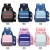 Boys and Girls Backpack Wholesale Nylon Student Schoolbag Backpack Burden Reduction Boys and Girls Backpack