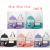 New Schoolbag Korean Style Fashion Large Capacity Four-Piece Set Student Backpack Junior High School Student Backpack Wholesale