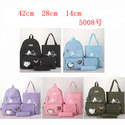 Factory Direct Sales Schoolbag Backpack Cartoon Bag Backpack Children's Bags School Bag Gift Bag Silicone Bag Plush Bag