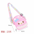 Hot Korean Style Silicone Cartoon Cute Summer Wear and Play Fashion Kindergarten Gifts Crossbody Silicone Bag