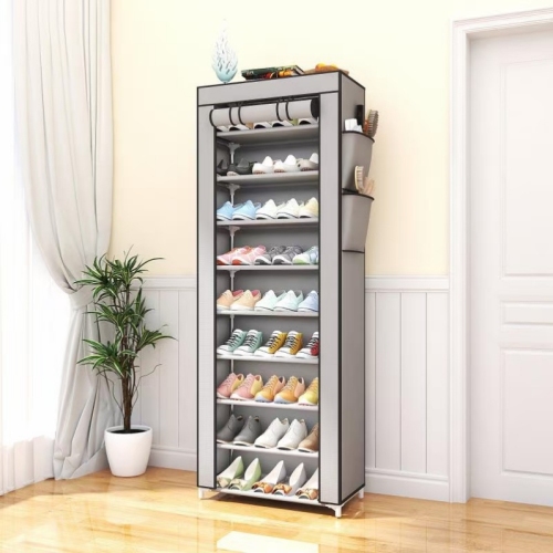 鞋柜简易鞋柜防尘鞋架无纺布鞋柜拉链鞋柜收纳鞋架组装鞋柜