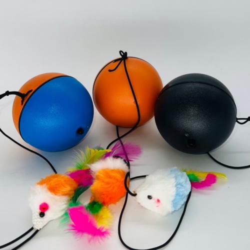 cat toy ball electric cat teasing ball automatic intelligent rolling ball anti-stuffy bite-resistant self-hi artifact
