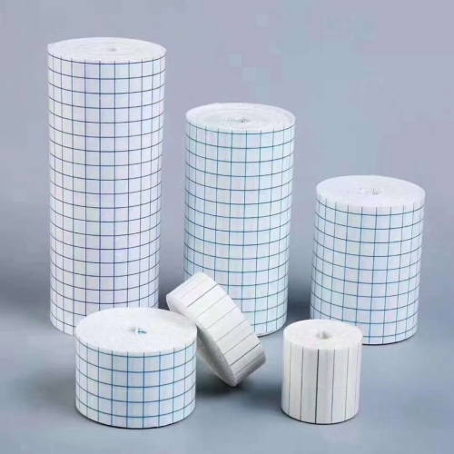 自裁无纺布透气卷材水刺布固定胶带透气胶布胶带空白肚脐膏药敷贴