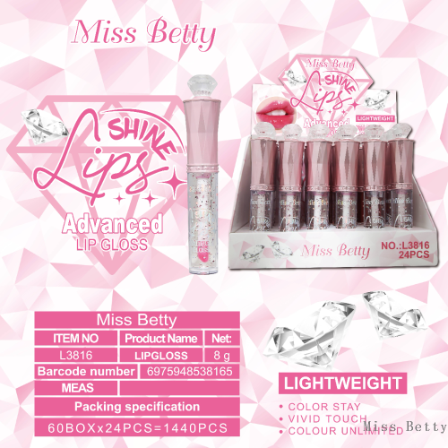 MissBetty新款跨境外贸 唇油 专供出口
