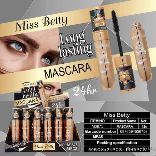 MissBetty新款跨境外贸长管卷翘持久防脱睫毛膏 专供出口