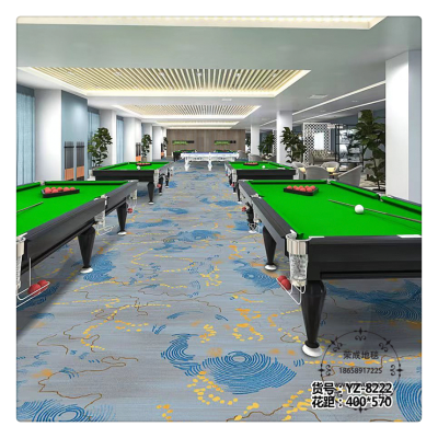Rongcheng Carpet Customized 800G All Kinds of Personalized Creative Patterns Bedroom Living Room Hall Billiard Room Indoor Carpet