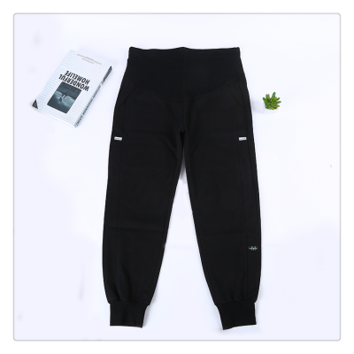 Pregnant Women's Pants Spring and Autumn High Elastic Cotton Belly Support Trousers Processing Customized Leisure Sports Pants during Pregnancy