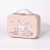 New Cartoon Led Cosmetic Case with Light Internet Celebrity with Light and Mirror Cosmetic Bag Professional Portable Makeup Storage Bag