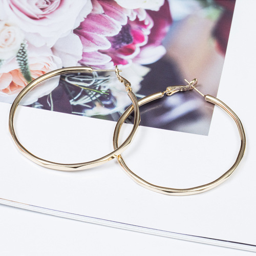 欧美个性气质耳环网红个性时尚夸张大圈圈冷淡风耳圈耳饰