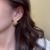 Song Hye Gyo Wearing Simple Graceful Woven Hollowed Heart Ball Earrings Female French Minority Design Sense Earrings Earrings