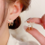 Small Diamond Small Women's Simple Fishtail Earrings New Popular Net Red Simple Earrings