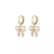 Korean Fashion Elegant Graceful Bow Pearl Button Ear Clip Exquisite Sweet Simple Earrings Wholesale