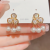 Japanese and Korean Exquisite Fashion Dual-Wear Zircon Flower Pearl Stud Earrings High Sense Personalized Wild Earrings