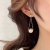 South Korea Dongdaemun Bow Pearl Earrings High-Grade Temperament Long Tassel Earrings Internet Celebrity Earrings Ear Studs Women