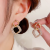 Japanese and Korean Style Retro Dual-Wear Diamond Pearl Stud Earrings Female Online Influencer Personality Affordable Luxury Unique Design Earrings Earrings for Women