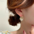 Elegant High Sense Opal Love Ear Clip Light Luxury Shiny Internet Celebrity Versatile Earrings