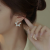 Light Luxury Exquisite High-Grade Super Flash Inlaid Zirconium Pentagram Stud Earrings Hot Niche Design Earrings Earrings