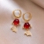 Graceful and Fashionable Exquisite New Chinese Style Koi Earrings Female Niche Design Advanced Light Luxury Ear Clips Earrings