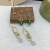 New Chinese Style Chinese Style Earrings High-End Design Fashionable Temperament Retro Style Oil Dripping Bamboo Green Ear Hook Earrings