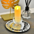 Nordic Glass Candlestick Muslim Glass Mirror Candle Holder Dining Table Romantic Candlestick Decoration
