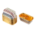 Rectangular National Style Single-Sided Gold Cake Cup 8*4 * 4cm 15pcs/Box