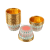 Middle East Single-Sided Gold Roll Cup 5 * 4cm 50 Pcs/Strip