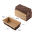 Small Rectangular Square Corrugated Bread Paper Cups Ship Type Cake Paper Tray Paper Cups Cake Cup Resistance Test Bread Tray