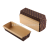 Rectangular Corrugated Bread Paper Cups Ship Type Cake Paper Tray Paper Cups High Temperature Resistance Bread Tray