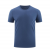 New Men's Cotton T-shirt round-Neck Comfortable Breathable and Simple Generous Solid Color Printable Logo Bulk Uniform 200G