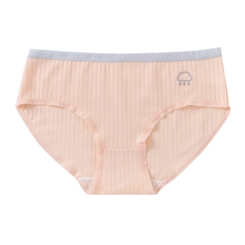 cotton underwear mid-waist women‘s jacquard underwear cotton breathable japanese sweet girl bow girls‘ briefs