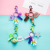 Toy Story Keychain Pendant Basguang Year Hudi Three-Eyed Alien Strawberry Bear Car Key Chain Pendant for Women