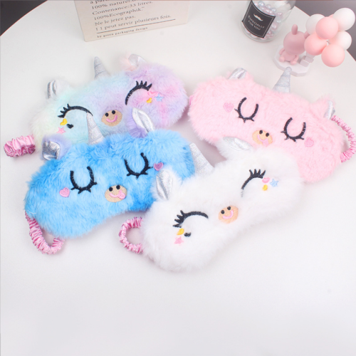 眼罩遮光罩午睡眼罩午休眼罩卡通眼罩毛绒眼罩航空眼罩