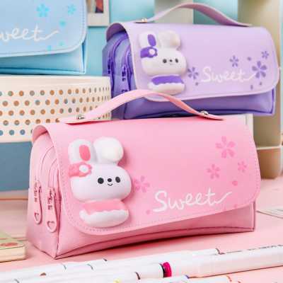 Large Capacity Pencil Case Decompression Pencil Case Stationery Case Pencil Bag Stationery Pack Stationery Box Portable