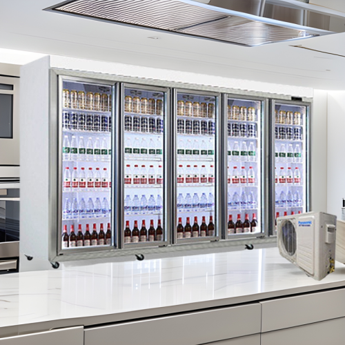 超市风幕柜饮料柜洒吧啤酒冰箱商用冰柜风冷无霜冷藏展示柜
