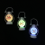 Factory Direct Sales Products in Stock New Listing Creative Environmental Atmosphere Led Fiber Colorful Christmas Luminous Snowman Storm Lantern